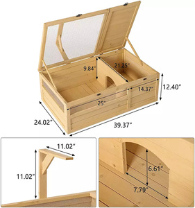 Outdoor Lockable Turtle Habitat Reptile Animal Cages Wooden <strong>Tortoise</strong> <strong>House</strong> Wholesale Pet <strong>Houses</strong> - Product Image 6