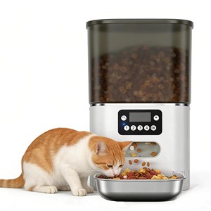 Distributeur automatique de nourriture pour chats le plus vendu 4LABS, gamelles en acier inoxydable 304, distributeur intelligent pour animaux de compagnie, trois versions pour l'alimentation des chats et des chiens - Product Image 3