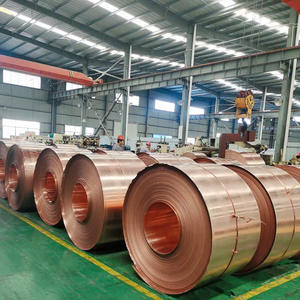 ASTM B280 <b>Copper</b> C1100 T2 0.1*300mm Thickness <b>Copper</b> Foil <b>Strip</b> for Industrial - Product Image 1