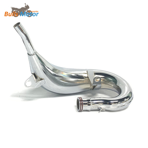 Tuyau d'échappement de moto en acier doux avec finition chromée pour 2019 ~ 2023 KTM 125SX 125XC 150SX <span class=keywords><strong>GASGAS</strong></span> MC125 TC125 - Product Image 3