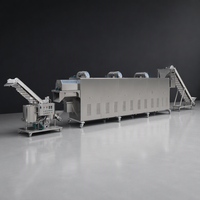 Ligne de production d'aliments pour animaux de compagnie par extrusion, automatique, en acier inoxydable, haute efficacité, solution clé en main