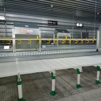 Plancher en plastique pour poulets, plancher à lattes pour poulets de chair, plancher à lattes pour poulailler, cage à volailles, grille