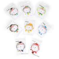 Collier à cloche réglable et coloré pour chats et chiens avec un design de dessin animé mignon, accessoire léger pour animaux de compagnie à usage quotidien