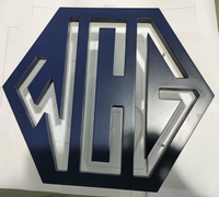 Enseigne en lettres acryliques 3D YIJIAO, lettres en acrylique éclairées latéralement et en profondeur, étanches IP67 pour la décoration intérieure et extérieure