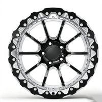 Jantes forgées Beadlock 2 pièces 15x9 et 15x10 pouces, 5x112 5x120, 17 et 18 pouces, pour voitures de course et de tourisme (Supra, BMW, Corvette)