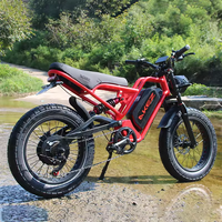 Usine directe 20x4.0 pouces gros pneu e-bike suspension complète VTT électrique batterie au Lithium sans brosse en gros pour adultes