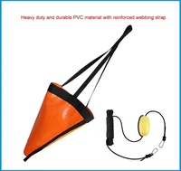 Droge de pêche à la traîne pour kayak, ponton, bateau gonflable, voilier, type ancre de mer, 18, 24 et 32 pouces, vente en gros