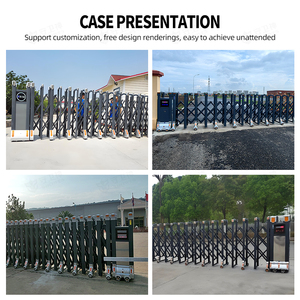 Indian Sliding Main <strong>Gate</strong> <strong>Design</strong> Aluminum Trackless Folding <strong>Gate</strong> Driveway Retractable <strong>Gate</strong> - Product Image 5