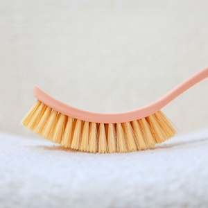<span class=keywords><strong>Brosse</strong></span> à casseroles incurvée à poils denses, résistante à l'huile, pour une utilisation sûre et suspendue, idéale pour la maison - Product Image 6