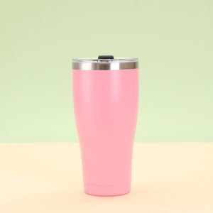 20oz Gradient Curve Tumbler <b>Double</b> <b>Wall</b> Vacuum Insulated Stainless Steel Mug with 2in1 Detachable Lid Gift - Product Image 3