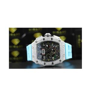 Vv สแตนเลสพร้อมนาฬิกาเพชรสไตล์ฮิปฮอปที่ผ่านการรับรอง Gra สําหรับผู้ส่งออกและผู้จัดจําหน่ายทั่วโลก - Product Image 1