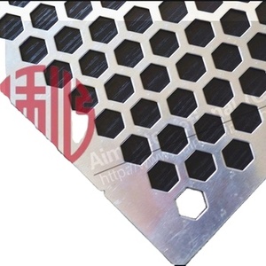 نمط خلية النحل سداسي الشكل مثقب من الفولاذ الكربوني والألومنيوم والفولاذ المقاوم للصدأ والفولاذ المطلي بالمسحوق والمعتدل والملحوم - Product Image 6