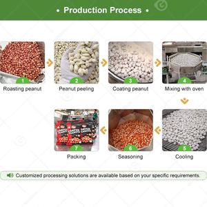 Ligne de traitement pour mini-cacahuètes salées et grillées avec revêtement - Product Image 5