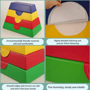 Équipement de trampoline pour l'éducation de la <span class=keywords><strong>petite</strong></span> <span class=keywords><strong>enfance</strong></span>, destiné à l'entraînement sensoriel et aux parcours d'obstacles des enfants - Product Image 2