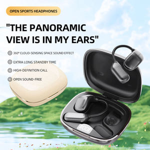 หูฟังแบบหนีบน้ำหนักเบาหูฟังนำเสียงผ่านกระดูกเชื่อมต่ออย่างรวดเร็วมีหลอดไฟฆ่าเชื้อโรคหูฟังเอียร์บัด LED สำหรับเดินทางเดิน - Product Image 2