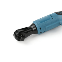 Llave de Trinquete Inalámbrica de 20V, Kit de Llave de Trinquete Eléctrica de 3/8" con 400 RPM, Luz de Trabajo LED