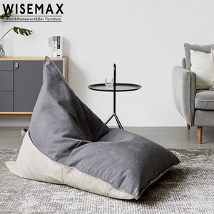 WISEMAX FURNITURE Modern Creative Tatami Single Fabric Bean Bag Bedroom Living Room Leisure Lounge <b>Chair</b> - Product Image 2