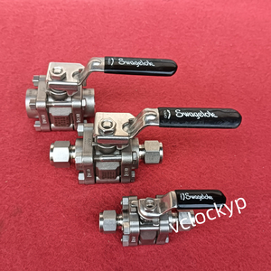 Vanne à boisseau sphérique Swagelok en acier inoxydable, série 60, 3 pièces, SS-62TS8, d'occasion - Product Image 4
