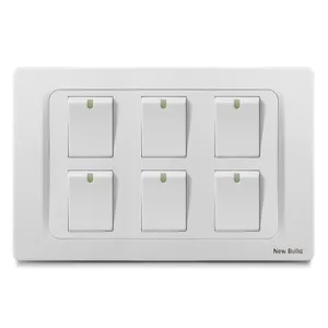 british standard Pakistan style Bangladesh style electric wall switch socket