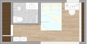ระบบแผงแผงติดตั้งที่รวดเร็วสำหรับบ้านมือถือประหยัดพลังงานจัด<span class=keywords><strong>ส่ง</strong></span>3วันบ้านกันน้ำพิเศษ - Product Image 3