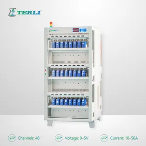 Lithium Battery Capacity Tester Analyzer 100A Lithium Ion Cell Grading Machines 48 Channel