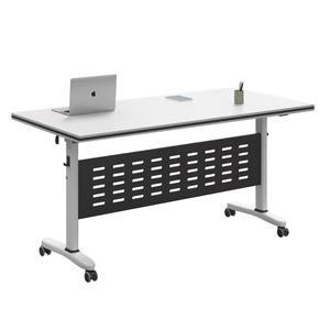 Precio de fábrica Mesa de estudio moderna Marco de <span class=keywords><strong>metal</strong></span> Modular Desmontable Mesa de conferencia de madera plegable Mesa de entrenamiento - Product Image 6