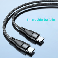 Cable de Datos USB-C con Doble Interfaz Tipo-C, Estructura Trenzada Anti-Doblez