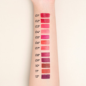 ลิปกลอส 12 สี กันน้ำ สูตรวีแกน เนื้อกลอสซี่ ลิปสติกเนื้อมินเนอรัล ติดทนนาน ลิปทินท์เนื้อฉ่ำวาว ลิปสติกเนื้อแมทท์แบบน้ำ - Product Image 6