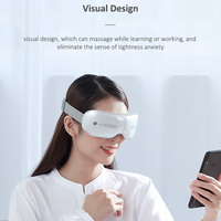 Masseur oculaire intelligent multifonction portable sans fil pliable électrique à vibrations numérique