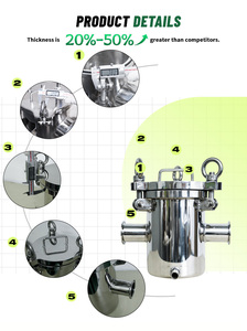 Filtro Magnético de Varilla para Líquidos, para Eliminar Partículas de Hierro en Solventes Químicos, Resina y Líquidos Crudos, Equipo de Procesamiento Industrial - Product Image 6