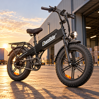 Vélo électrique tout-terrain Chamrider 48V 32Ah, pneus larges de 20 pouces, couple de 80 Nm, écran couleur G51, port USB, service de livraison D 32