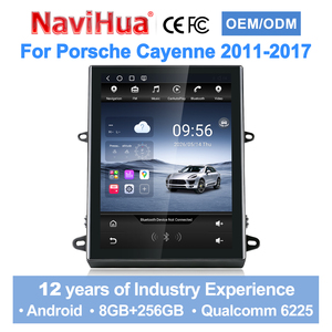 Nouvel écran multimédia Tesla 10,4 pouces pour Porsche Cayenne 2011-2017, autoradio Android, Carplay, navigation, unité centrale de voiture, moniteur - Product Image 3