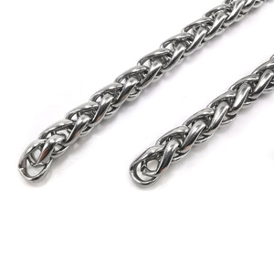 Chaîne lanterne en acier inoxydable 2,5x1,0 mm à 8,0x2,0 mm pour bijoux DIY, colliers, accessoires de sac, chaîne de mode unisexe - Product Image 2