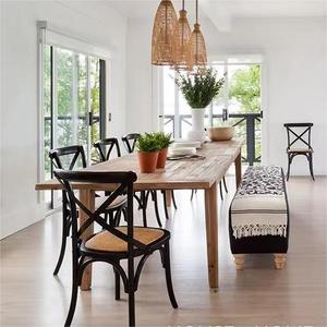Sedia da pranzo moderna del ristorante del metallo dell'ufficio dell'hotel nero della casa di <span class=keywords><strong>legno</strong></span> solido del ferro degli ospiti economici di alta qualità - Product Image 4