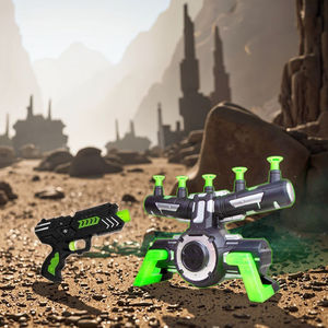 Gioco di Tiro Elettronico Luminoso al Buio con Musica - Giocattoli per Pratica di Tiro con Bersaglio in Plastica e Pistole Spaziali per Ragazzi (Nero/Verde) 2-4 Anni - Product Image 2