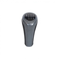 Poignée de levier de vitesses manuelle 5/6 vitesses en fibre de carbone pour BMW E46 E53 E30 E60 E61 E63 E65 E81 E82 E83 E84 E87 E90 E91 E92 X1 X3 X5