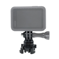 Takenoken 360 degrés Rotation Action caméra montage dégagement rapide plastique J crochet boucle casque Go Pro Vertical pivotant fait PC