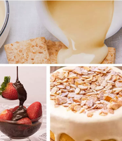 Sauce au chocolat noir 680ml Anran, ingrédients riches et plus sucrés pour la pâtisserie, la crème glacée, les garnitures, les mélanges à café, différentes saveurs