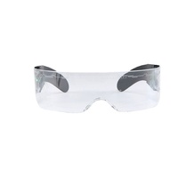 Lunettes de mode en acrylique lumineuses LED Cyberpunk Tech - Nouveautés pour Pâques, Halloween, festivals de musique, bars, discothèques et soirées
