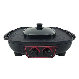 Parrilla eléctrica 2 en 1, electrodoméstico de cocina de 700W, superventas