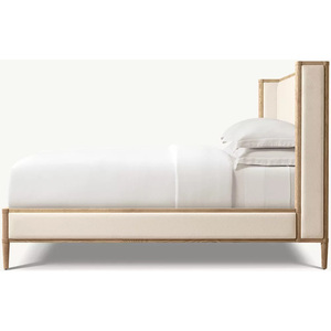 Camas Super King e King Size Estofadas em Madeira Sólida Americana - Product Image 6