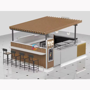 Kiosk for Mall Kiosk Design <strong>Pl</strong> Bakery Juice Kiosk Cookie bar Coffee Display Design With Retail Shop Bakery Kiosk ODM - Product Image 6