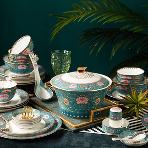 Service de table en porcelaine blanche de Jingdezhen – Bols et baguettes en céramique, assiettes en porcelaine fine pour hôtel, boîte cadeau - Product Image 6