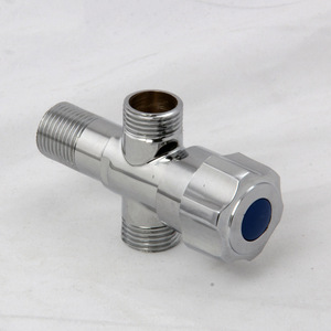 Válvula angular con acabado cromado, rosca macho de 1/2 pulgada, válvula de control de agua para uso general - Product Image 2