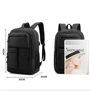 Sac à dos personnalisé de marque, décontracté, simple, de voyage, grande capacité, pour ordinateur portable, sac d'école, sac à dos pour homme, sac à dos tendance avec chargeur - Product Image 5