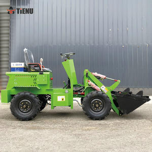 फास्ट शिपिंग मिनी पोर्टेबल व्हील लोडर टिनू हाइड्रोलिक कृषि व्हील छोटे फ्रंट एंड लोडर - Product Image 4