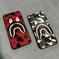Coque de téléphone à motif de bouche de requin, design exclusif, coque de téléphone en silicone pour un usage quotidien