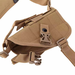 Adjustable Double Mag Pouch Underarm <b>Shoulder</b> <b>Holster</b> Tactical Nylon Universal Concealed Carry Sling Bag For Hunting Outdoor - Product Image 2