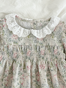 Mameluco de Algodón con Mangas Largas y Estampado Floral Vintage para Bebés Niñas de 0 a 24 Meses, Primavera 2026 - Product Image 3