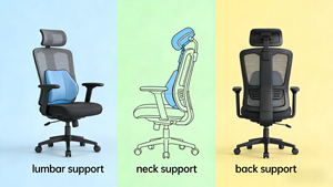 Fauteuil de Direction Ergonomique de Luxe Gris à Dossier Haut, Confortable et <span class=keywords><strong>Pivotant</strong></span>, pour Bureaux en Immeuble, avec Repose-Pieds et Appuie-Tête - Product Image 3